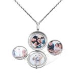 Hold Your Loved Ones Close – Photo Memorial Constellation Locket Necklace – For Her, Mom, or That Special Someone - Image 3