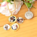 Hold Your Loved Ones Close – Photo Memorial Constellation Locket Necklace – For Her, Mom, or That Special Someone - Image 5