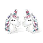 Sparkle with Magic – Sterling Silver Unicorn Earrings – For Your Little Princess’s Brightest Days - Image 2