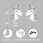 Sparkle with Magic – Sterling Silver Unicorn Earrings – For Your Little Princess’s Brightest Days - Image 4