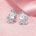 Sparkle with Magic – Sterling Silver Unicorn Earrings – For Your Little Princess’s Brightest Days - Image 7