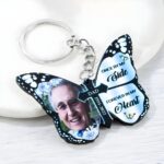 Carry Their Memory Close – Butterfly Photo Keychain Keepsake – A Tender Tribute for Loved Ones - Image 6