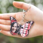 Carry Their Memory Close – Butterfly Photo Keychain Keepsake – A Tender Tribute for Loved Ones - Image 8