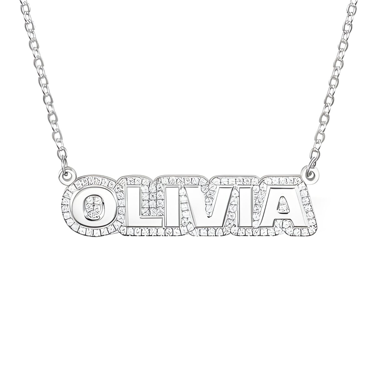 Personalized name necklace gift for cherished moments
