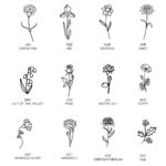 Embrace Your Story – Custom Initial & Birth Flower Necklace – A Cherished Keepsake for Her Special Moments - Image 8