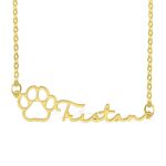 Carry Their Love Close – Custom Dog Paw Necklace – For Cherished Dog Moms and Pet Lovers - Image 2