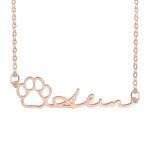 Carry Their Love Close – Custom Dog Paw Necklace – For Cherished Dog Moms and Pet Lovers - Image 3