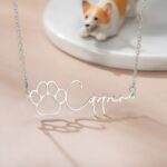 Carry Their Love Close – Custom Dog Paw Necklace – For Cherished Dog Moms and Pet Lovers - Image 5