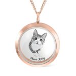 Carry Their Memory Close – Custom Pet Fur Urn Necklace with Photo & Name – For Cherished Pet Lovers - Image 4