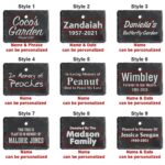 Honor Nature's Memory – Custom Engraved Slate Garden Sign – A Lasting Tribute for Special Moments - Image 7