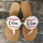Step Into the Game – Custom Sports Flip Flops – Celebrate Players and Proud Baseball Moms - Image 9
