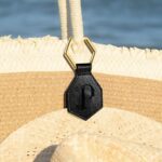 Carry Summer Memories – Custom Initial Leather Hat Clips – For Beach Days and Adventures with Loved Ones - Image 6