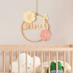 Illuminate Tender Moments – Custom Name Baby Flower Wreath Night Light – A Cherished Keepsake for Her Nursery - Image 8