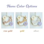 Illuminate Tender Moments – Custom Name Baby Flower Wreath Night Light – A Cherished Keepsake for Her Nursery - Image 9