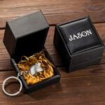 Ride with Heart – Custom Motorcycle Helmet Keychain – A Thoughtful Keepsake for the Biker You Love - Image 3