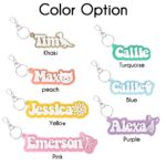 Carry Your Story – Custom 3D Acrylic Name Keychain – A Cherished Keepsake for Every Bag and Bottle - Image 2