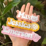 Carry Your Story – Custom 3D Acrylic Name Keychain – A Cherished Keepsake for Every Bag and Bottle - Image 3