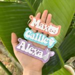 Carry Your Story – Custom 3D Acrylic Name Keychain – A Cherished Keepsake for Every Bag and Bottle - Image 4