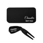 Custom engraved golf divot tool set for friendship