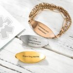 Carry Confidence and Care – Engraved Medical Alert Bracelet – For Her Safety and Style - Image 4