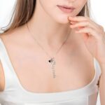 Embrace Your Story – Birth Flower & Photo Projection Necklace – A Cherished Treasure for Her - Image 5