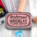 Embrace Every Moment – Custom Bridesmaid Wedding Day Survival Kit Tin – Thoughtful Keepsake for Your Bridal Tribe - Image 2