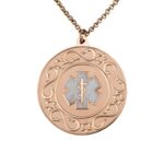 Carry Peace of Mind – Engraved Medical Alert Necklace – For Loved Ones Near and Far - Image 2