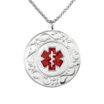 Carry Peace of Mind – Engraved Medical Alert Necklace – For Loved Ones Near and Far - Image 3