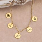 Carry Your Heart Close – Custom Multi Disc Name Necklace – For Cherished Women and Friends - Image 9