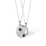 Embrace Eternal Connection – Magnetic Sun & Moon Couple Necklaces – For Two Hearts Aligned - Image 2