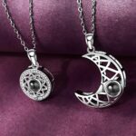 Embrace Eternal Connection – Magnetic Sun & Moon Couple Necklaces – For Two Hearts Aligned - Image 4