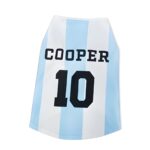 Custom name jersey tee for pets cheering together