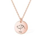 Carry Their Love Close – Custom Dog Name & Portrait Necklace – For Cherished Dog Moms and Devoted Dog Lovers - Image 3