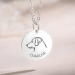Carry Their Love Close – Custom Dog Name & Portrait Necklace – For Cherished Dog Moms and Devoted Dog Lovers - Image 5