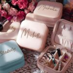Carry Her Treasures – Custom Name Jewelry Travel Case – A Thoughtful Keepsake for Mothers, Wives & Bridesmaids - Image 2