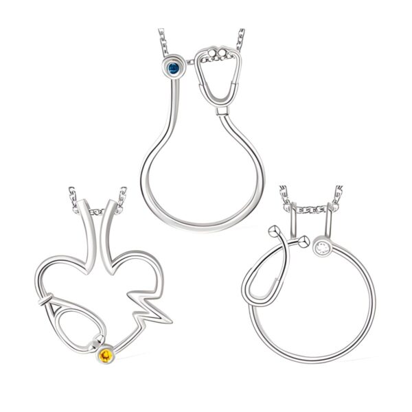 Sterling Silver Ring Holder Necklace for Nurses