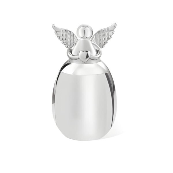 Personalized angel heart mini urn for cherished memories