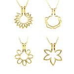 Embrace Your Precious Moments – Sterling Silver Floral Ring Holder Necklace – A Cherished Keepsake for Her - Image 2