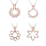 Embrace Your Precious Moments – Sterling Silver Floral Ring Holder Necklace – A Cherished Keepsake for Her - Image 3