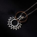Embrace Your Precious Moments – Sterling Silver Floral Ring Holder Necklace – A Cherished Keepsake for Her - Image 4