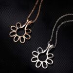 Embrace Your Precious Moments – Sterling Silver Floral Ring Holder Necklace – A Cherished Keepsake for Her - Image 5