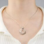 Embrace Your Precious Moments – Sterling Silver Floral Ring Holder Necklace – A Cherished Keepsake for Her - Image 8