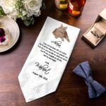 Carry Their Love Close – Custom Pet Photo Wedding Handkerchief – For Bride and Groom’s Special Day - Image 2