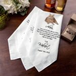Carry Their Love Close – Custom Pet Photo Wedding Handkerchief – For Bride and Groom’s Special Day - Image 4