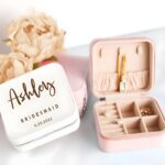Carry Your Treasures Close – Custom Travel Jewelry Box – A Thoughtful Keepsake for Bridesmaids & Loved Ones - Image 2