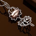 Hold Their Spirit Close – Lotus Cremation Urn Necklace – A Tender Keepsake for Women and Pet Loss - Image 3