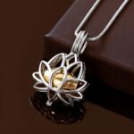 Hold Their Spirit Close – Lotus Cremation Urn Necklace – A Tender Keepsake for Women and Pet Loss - Image 6