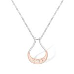 Embrace Every Promise – Crescent Moon Ring Holder Necklace – A Cherished Keepsake for Her Special Moments - Image 4