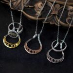 Embrace Every Promise – Crescent Moon Ring Holder Necklace – A Cherished Keepsake for Her Special Moments - Image 5