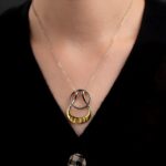 Embrace Every Promise – Crescent Moon Ring Holder Necklace – A Cherished Keepsake for Her Special Moments - Image 8